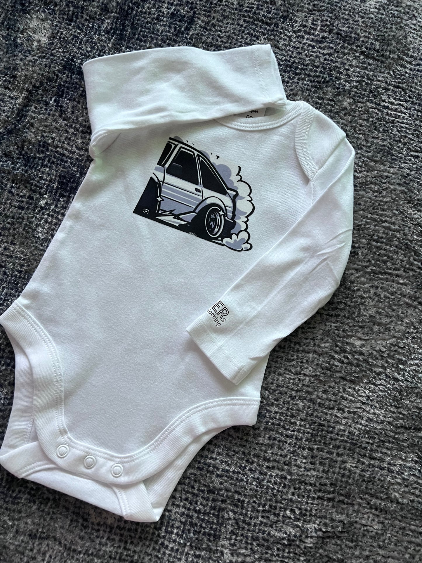 E85 E86 Drift Onesie, Romper, Bodysuit
