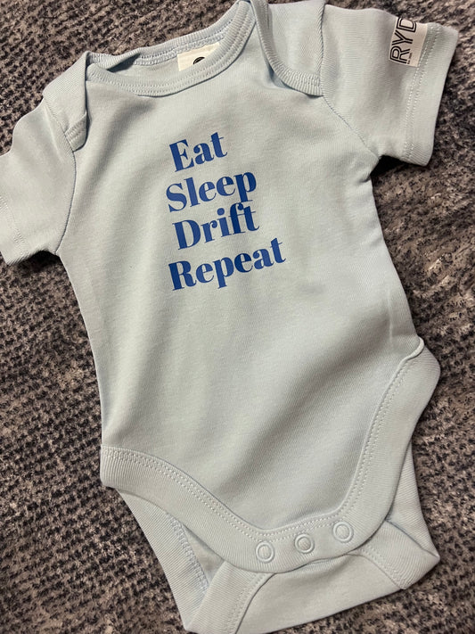 Eat, Sleep, Drift, Repeat Baby Onesie, Romper, Bodysuit