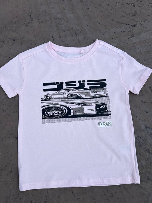 Old and New GTR Skyline Kids t shirt